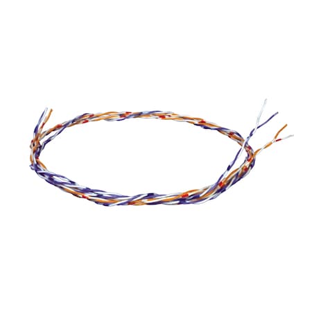 Belden 24-4P CROSS CONNECT WIRE CAT 6, SOL BC WH/BL/WH/OR/WH/GR/WH/BR, 1000FT XCGB4 0001000